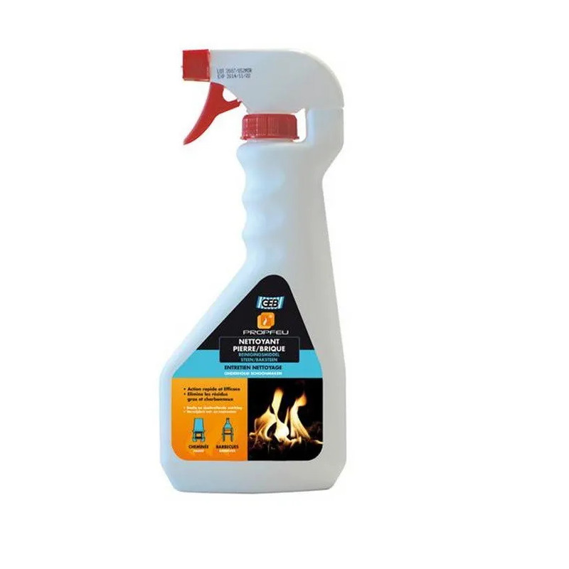Propfeu: Limpiador para chimenea de piedra y ladrillo, 500 ml Propfeu: Limpiador para chimenea de piedra y ladrillo, 500 ml