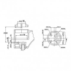 Ceramic cartridge CD D.40mm SEDAL