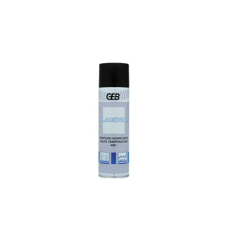Blackfire zwarte verf op hoge temperatuur spuitbus 650/500 ml