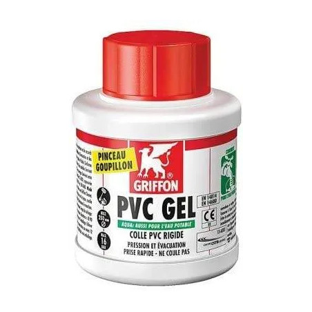 Colle PVC : pot 250 ml