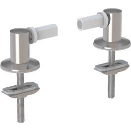 Hinges for toilet seat, top fixing - Geberit - Référence fabricant : 598018000