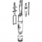Mécanisme de chasse SIGMA 8 réservoir WC encastré Geberit, double volume