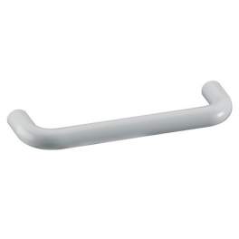 White pvc wire handle, L.105mm, W.10mm, D.28mm, 96mm center distance, bag of 6 pieces with screws. - CIME - Référence fabricant : VS.45096