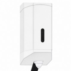 Hexotol wall-mounted soap dispenser white steel, heavy-duty use