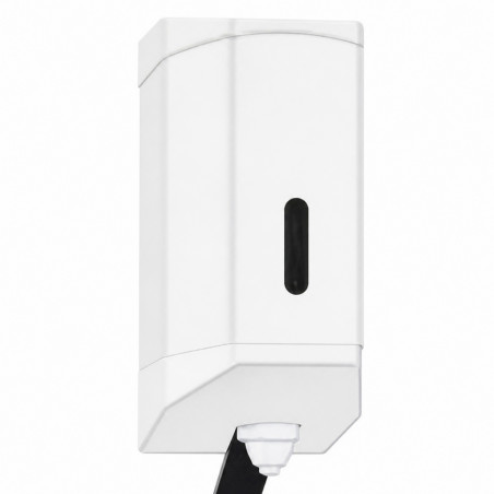 Wandzeepdispenser Hexotol wit staal, intensief gebruik