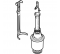 Antiguo modelo de campana (de 1986 a 1994) - Geberit - Référence fabricant : GETCL240114