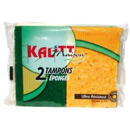 Set of 2 ultra-resistant sponges - KALITT - Référence fabricant : 802616