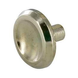 Knob, Zamak chrome-plated, D.30mm, H.20mm, 1 piece with screws. - CIME - Référence fabricant : CQ.6584.1