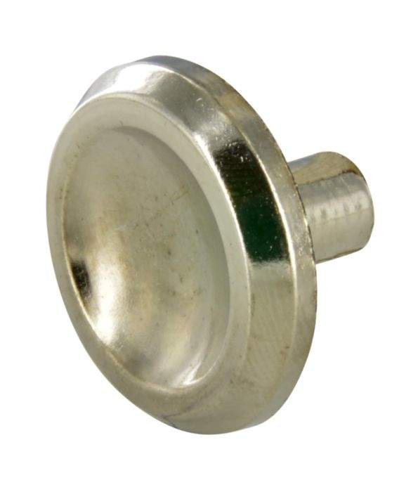 Knob, Zamak chrome-plated, D.30mm, H.20mm, 1 piece with screws.