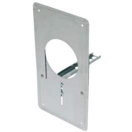Low stainless steel cover plate small model 125 to 161 - TEN tolerie - Référence fabricant : 090001