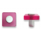 Bouton carré, PVC, rose opale, 30X30mm, H26mm, 1 pièce avec visserie. - CIME - Référence fabricant : INTBOCQ625861