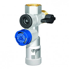 Groupe de sécurité FLAMCO 20x27 : Écoulement droit, connexion verticale