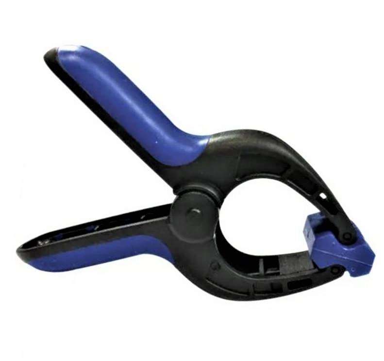Gasket clamp, spring-loaded nylon collet, 70 mm capacity