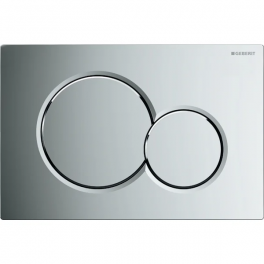 2-button plate ABS chrome SIGMA - Geberit - Référence fabricant : 115.770.21.5