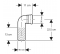 Codo de drenaje PE90 para el marco DUOFIX UP320 - Geberit - Référence fabricant : GETCO366061161