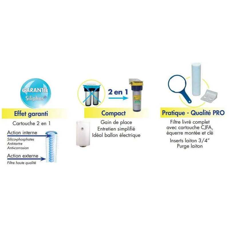 Filtre 2 en 1, anti corrosion et anti calcaire POLAR FA34C — free download