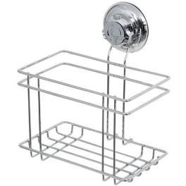 Bottle holder with suction cup, chrome-plated metal. - COMPACTOR - Référence fabricant : 685950