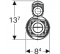 NEMO Duo flush mechanism - Geberit - Référence fabricant : GETME282300212