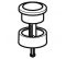 Pull knob for GEBERIT Némo Solo mechanism - Geberit - Référence fabricant : GETBO241820211