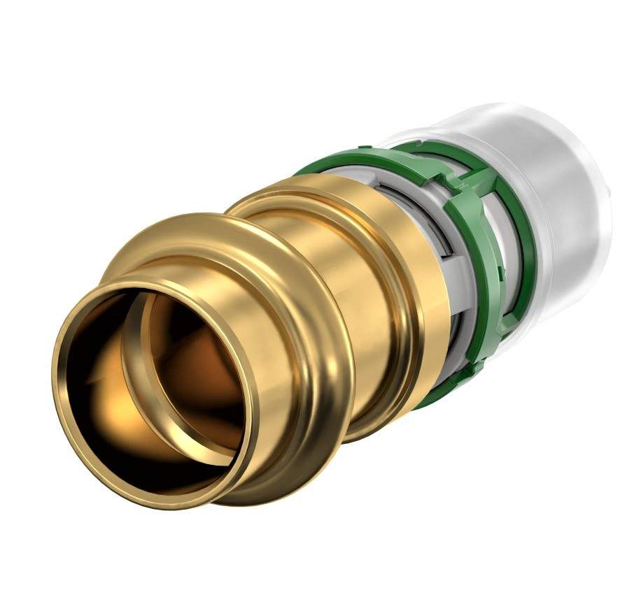 Pasarela MultiSkin conexión a presión cobre 15 mm, multicapa 16 x 2