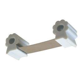 Floor-mounted door stopper / wedge, spring blade model, W.35mm, H.38mm, D.126mm , 1 piece. - CIME - Référence fabricant : 59707