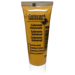 Colorant universel, tube de 25ml, oxyde jaune. - Colorant universel - Référence fabricant : 724146