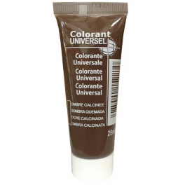 Universal colorant, 25ml tube, burnt umber. - Colorant universel - Référence fabricant : 724112