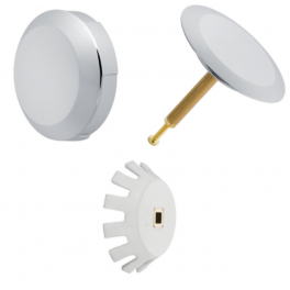Handwheel and valve kit for Geberit automatic bathtub drain - Geberit - Référence fabricant : 245.445.21.1