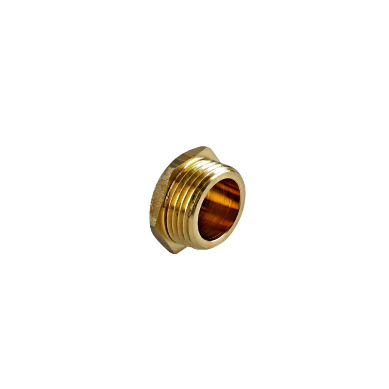 Messing stop, 15x21, 1/2" diameter