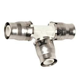 Tool-free tectite fitting, 16 mm equal multi-layer tee for clips - PBTUB - Référence fabricant : MCXT16