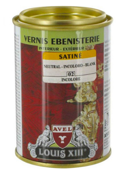 Vernis bois satiné Louis XIII 250ml incolore.