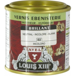 Gloss wood varnish Louis XIII 250ml colorless. - Avel - Référence fabricant : 341032