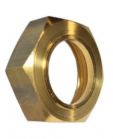 Écrou laiton à collet battu cuivre 22, femelle 20x27 (3/4\")
