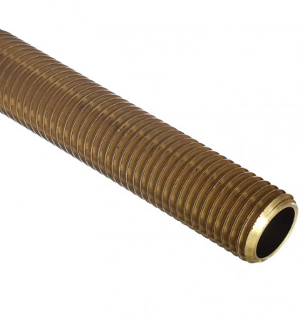 Bobine laiton filetée 15x21 (1/2\"), 1 mètre