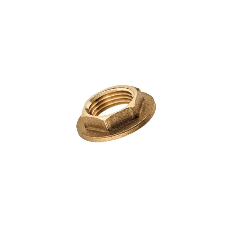 Contro dado a piatto in ottone da avvitare 15x21, 1/2"