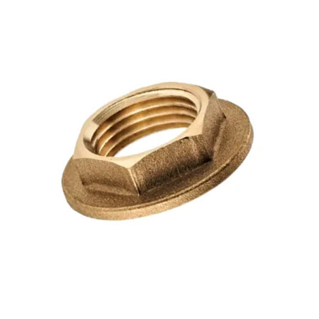 Contro dado a piatto in ottone da avvitare 15x21, 1/2"