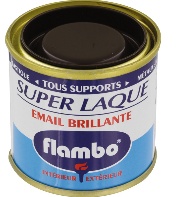 Laque Flambo 50ml noir.
