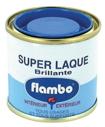 Laque Flambo 50ml bleu roi.