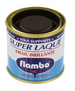 Flambo-Lack 50ml dunkelbraun.
