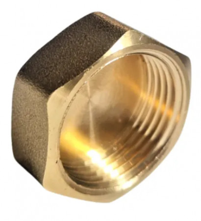 Tappo in ottone femmina 20x27, 3/4"