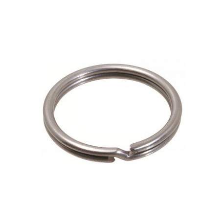 Broken key ring, nickel-plated steel, D.35mm, 4 pcs.
