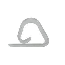 Tablecloth clip hook, H.53, I.16, D.39mm, clear PVC, 2 pcs. - CIME - Référence fabricant : CQ.57330.2