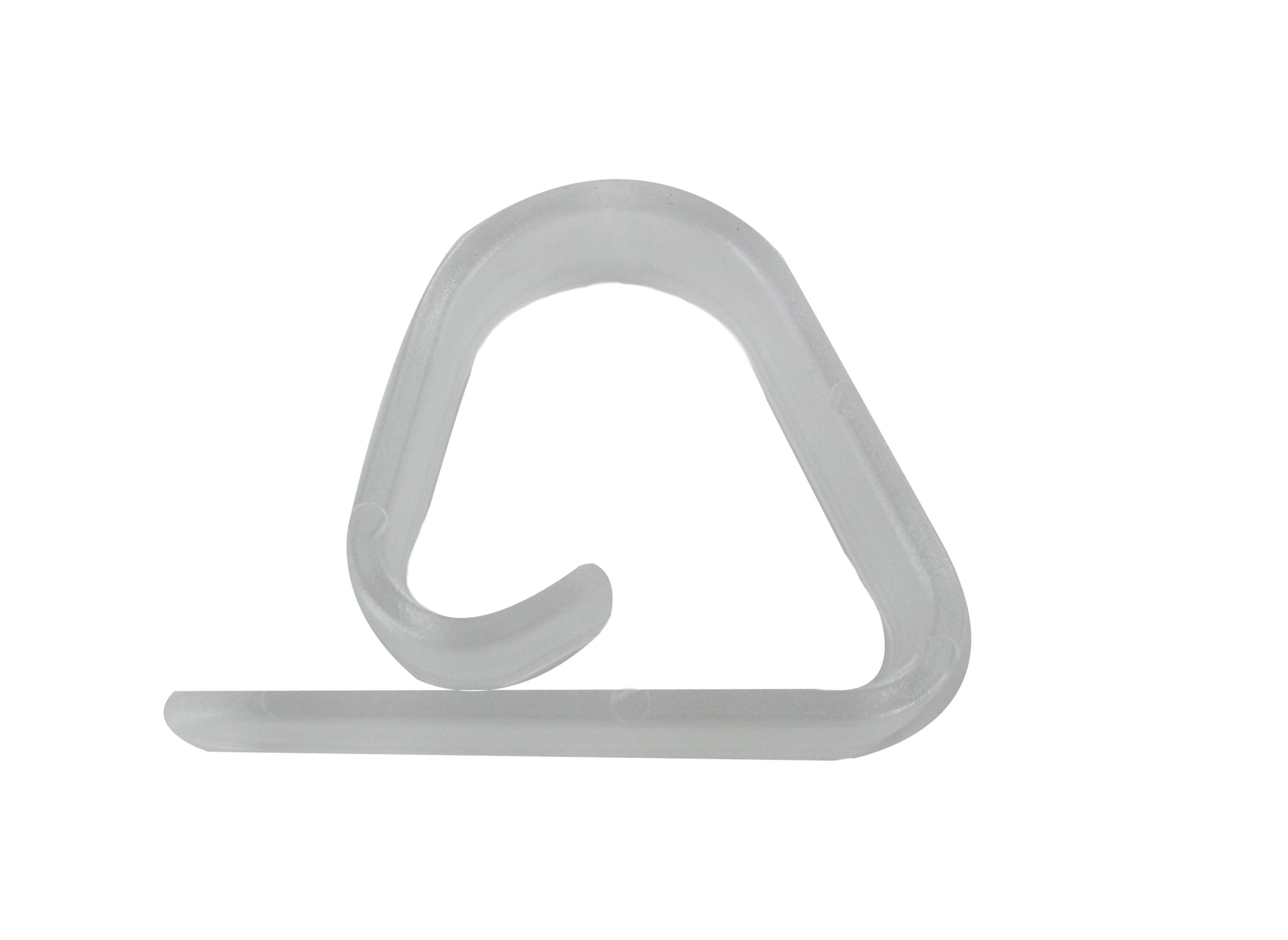 Tablecloth clip hook, H.53, I.16, D.39mm, clear PVC, 2 pcs.