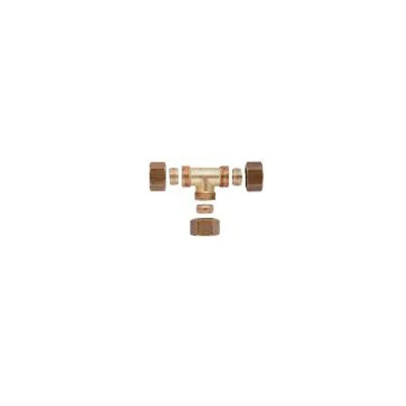 Dubbel-conisch T-stuk Diameter 8