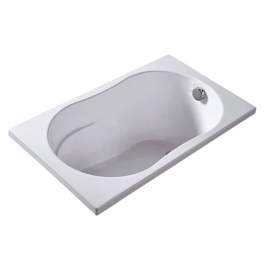 Minime bathtub, ultra compact, 5 adjustable feet, 120 x 70 cm - Valentin - Référence fabricant : 67520000100