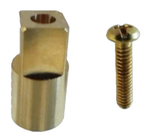 Square insert with screw for reversing cartridge 53CC956DEV35