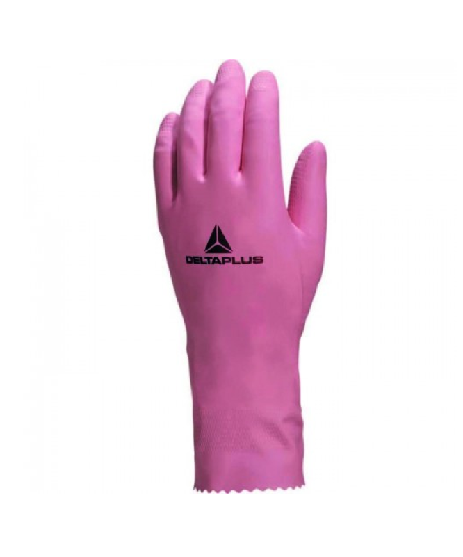 Latex household gloves, chemical-resistant, size L (8 / 9)
