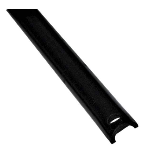 16x5 mm black rod for espagnolette window handle 1.15 m
