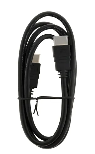 Cable de vídeo HDMI macho/macho de 1,5 metros, negro.