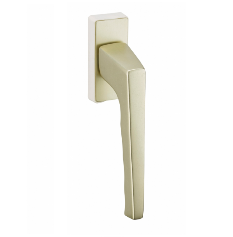 Window handle, 90° lever handle with concealed screw, color anodized F2